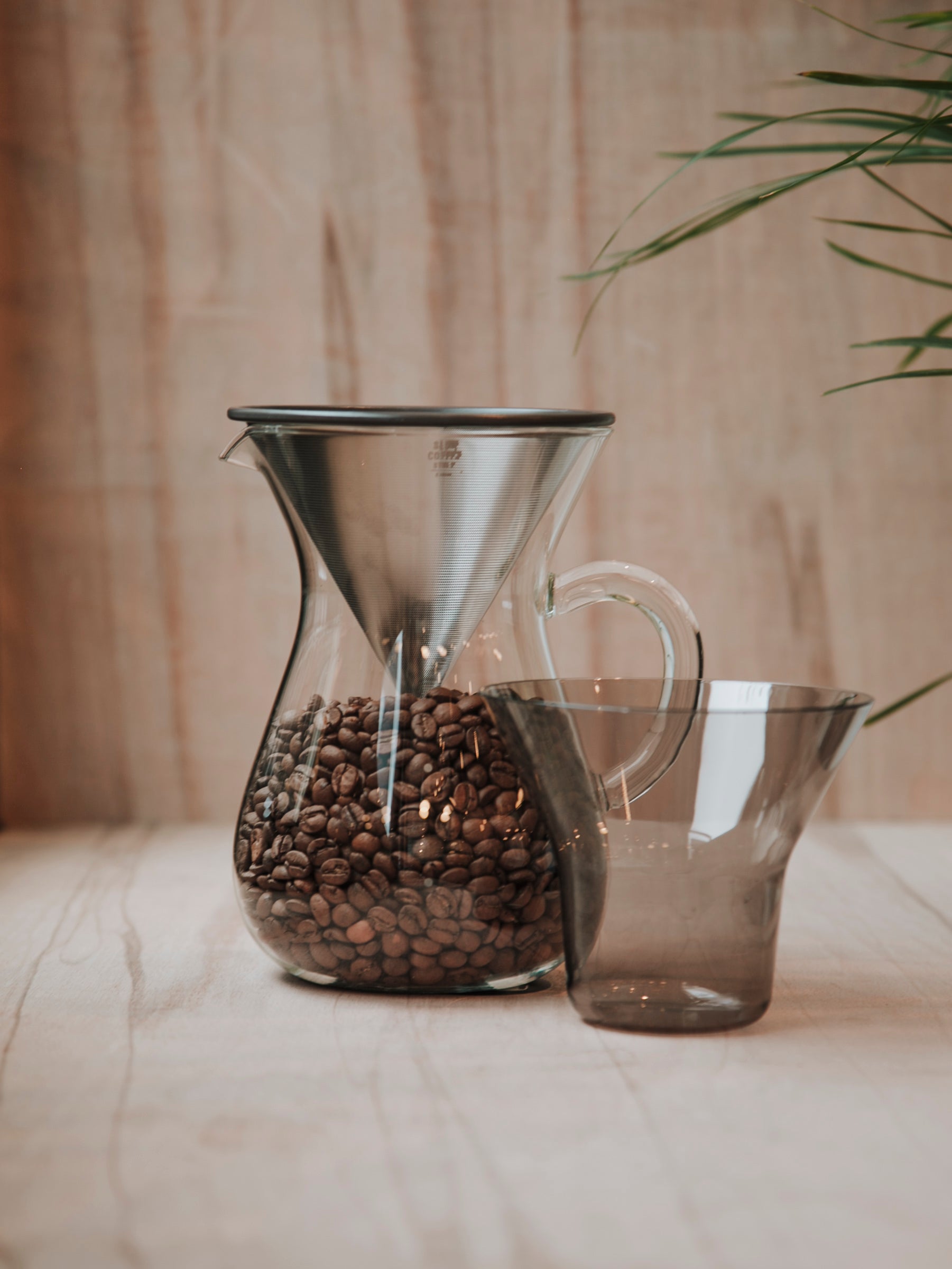 Coffee Carafe with Stainless Brew Basket by Kinto — Lander Coffee